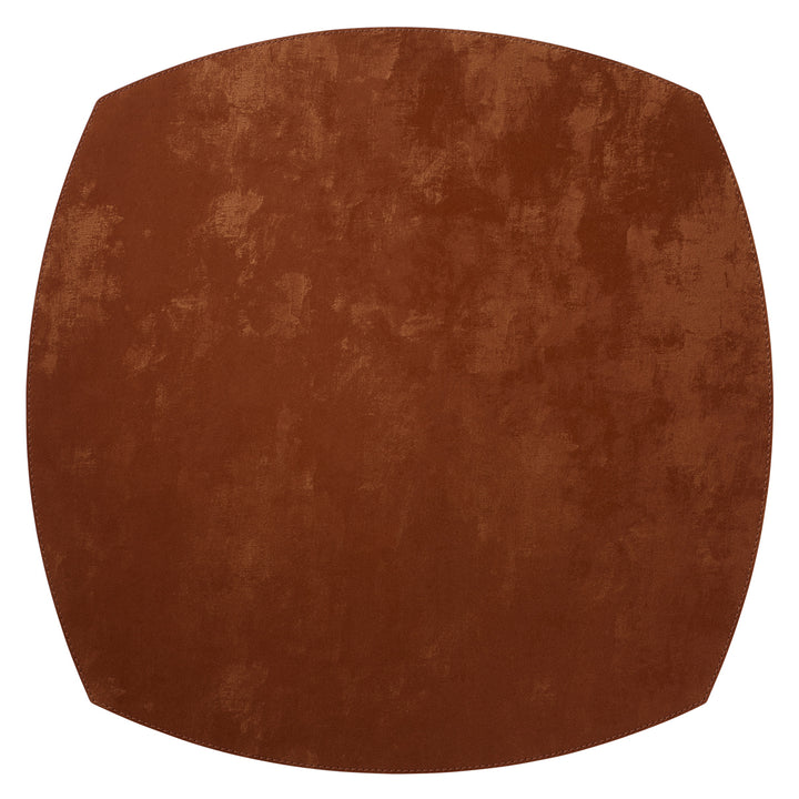 Velvet Red Rock Elliptical Placemat