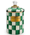 Emerald Check Medium Canister
