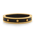 Ebony Berry Small Hinged Bangle