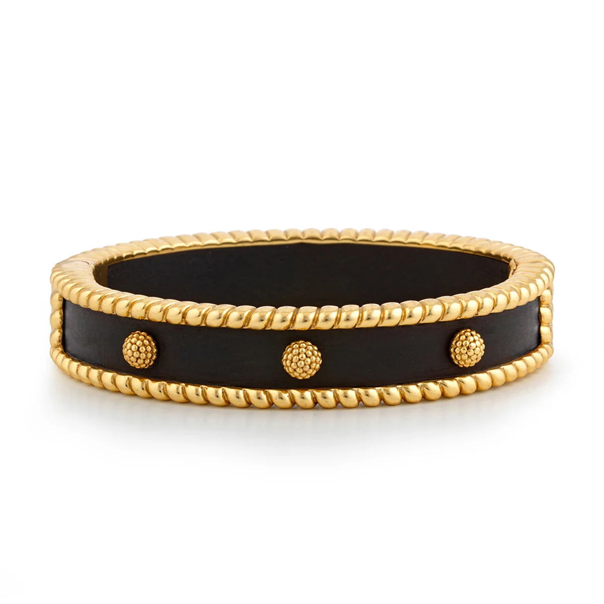 Ebony Berry Small Hinged Bangle