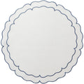 Linho Scalloped Round Placemat