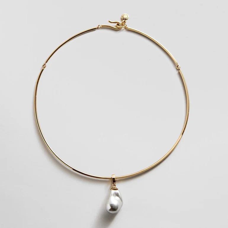 Teagan Pearl Collar Necklace