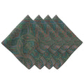 Paisley Napkin Set of 4 - Evergreen Paisley Green