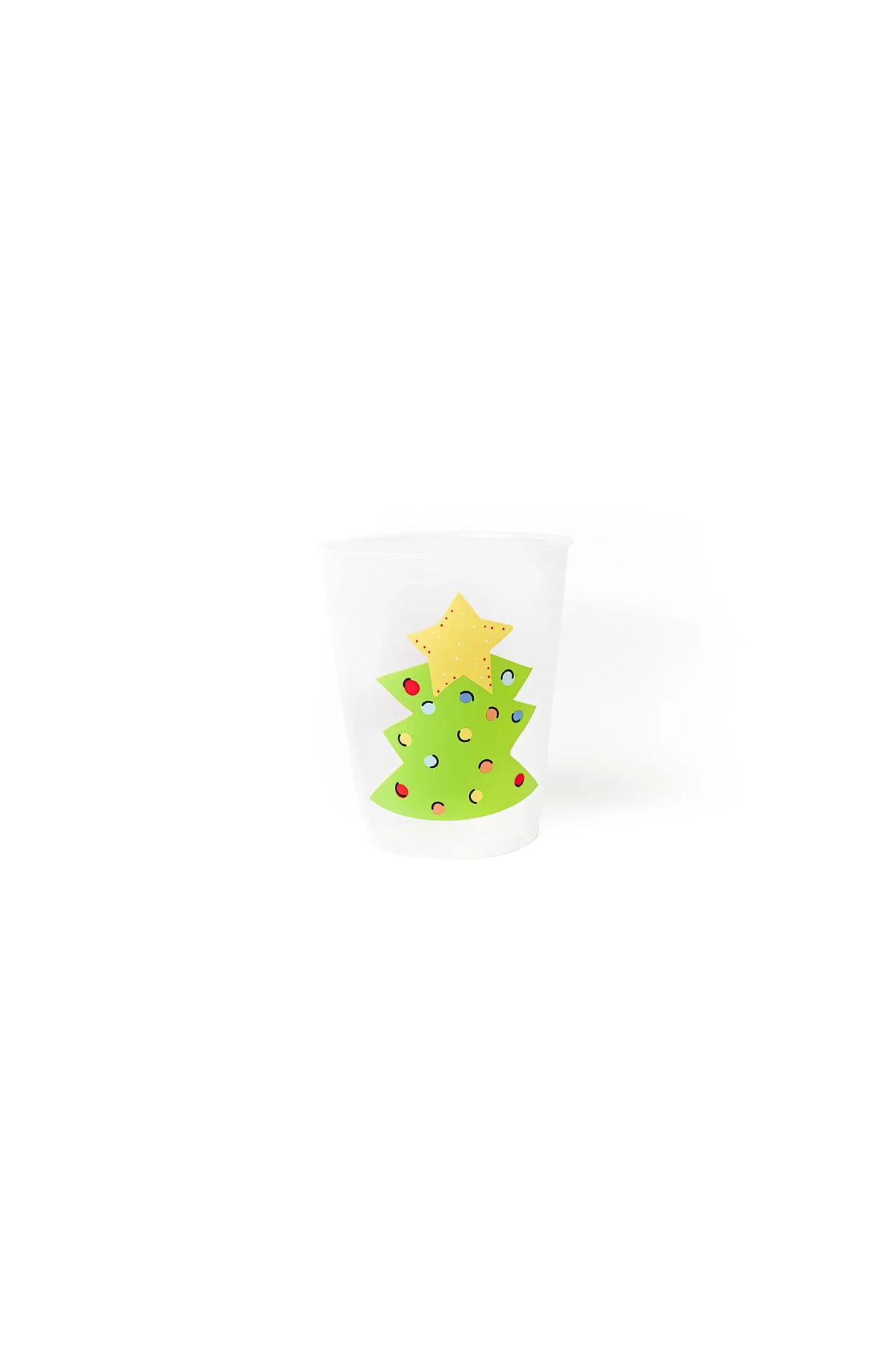 Tree Frosted Cups