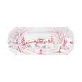 Country Estate Winter Frolic Red 15" Hostess Tray