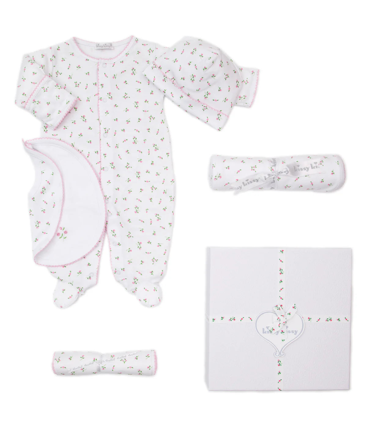 Garden Roses 5PC Gift Set w/Gift Box