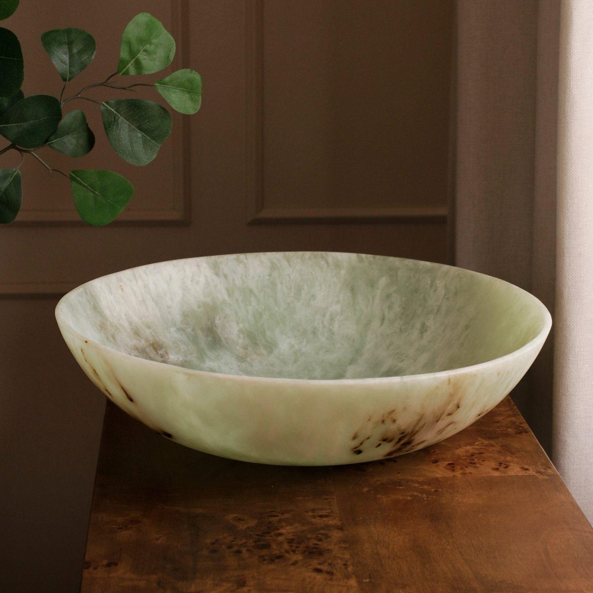 Resin Giada Centerpiece Jade Swirl