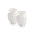 Glass Vento Small Vase Cream