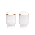 White Salt & Pepper Set