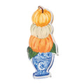 Pumpkin Topiary Acrylic Sitter