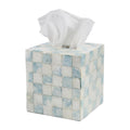 Sky Check Capiz Boutique Tissue Box Cover