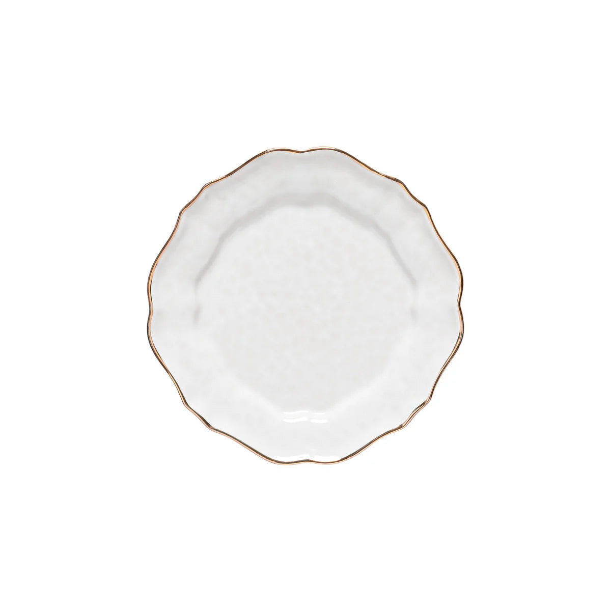 Impressions White/Gold Salad Plate