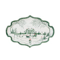 Country Estate Evergreen Winter Frolic 7" Tray