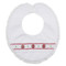 Holiday Bib with Smocking and Lace Trim