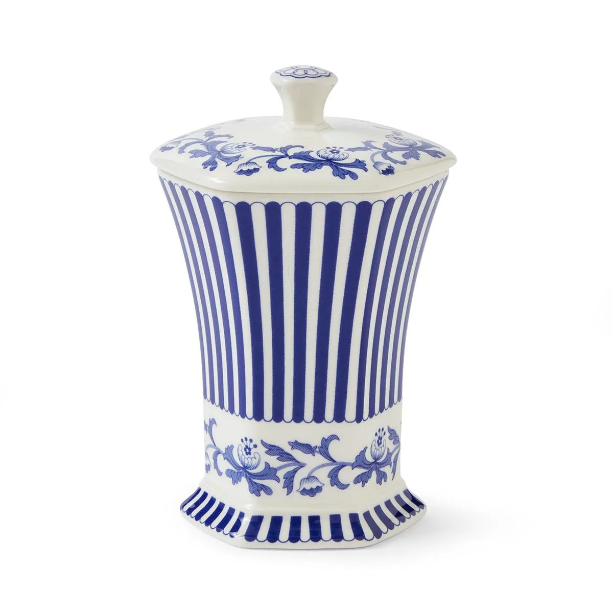 Blue Italian Steccato Vase