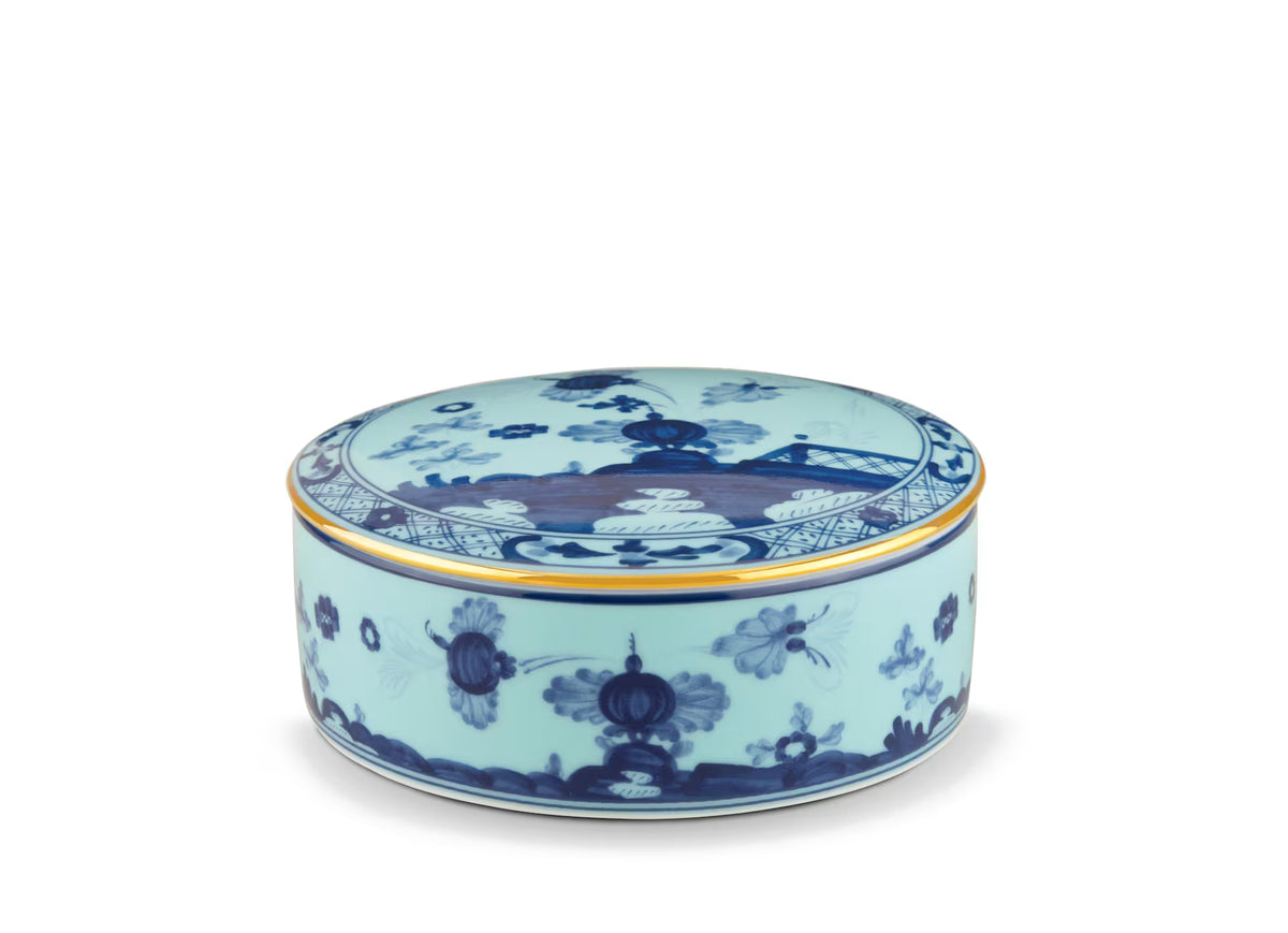 Oriente Italiano Round Box with Cover
