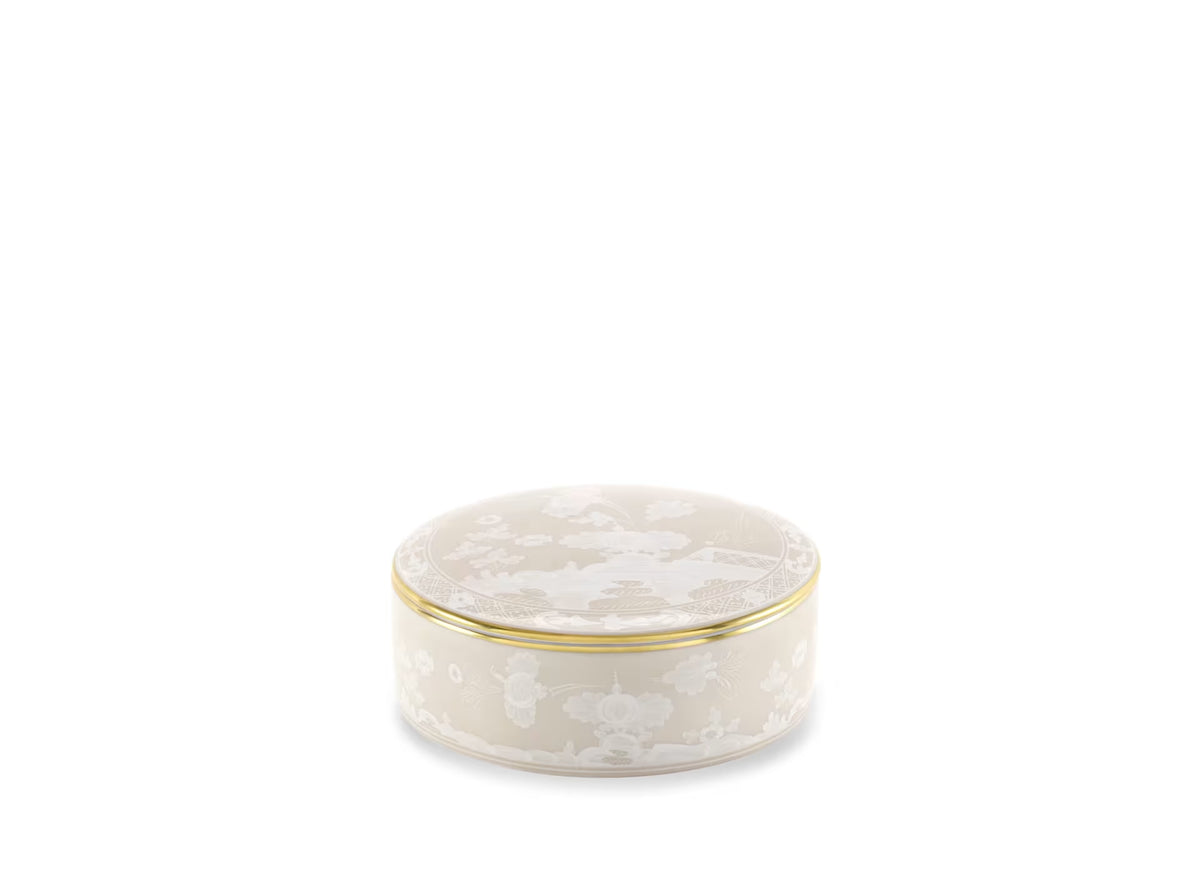 Oriente Italiano Round Box with Cover