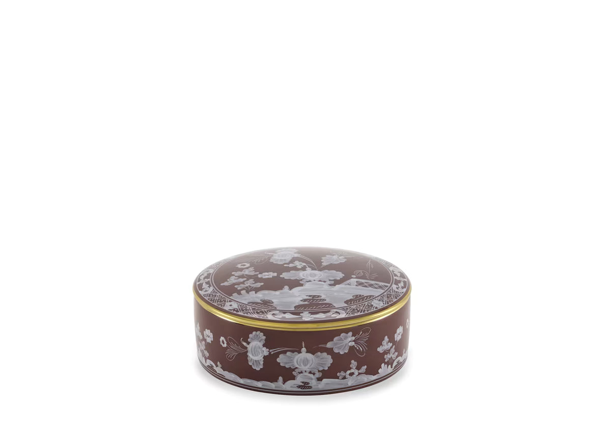 Oriente Italiano Round Box with Cover