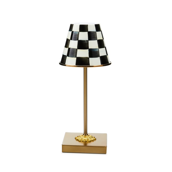 Courtly Check LED Rechargeable Lamp
