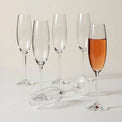 Tuscany Classics Champagne Flute Glasses Set of 6