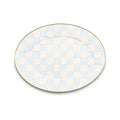 Sky Check Medium Oval Platter