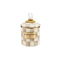 Mocha Check Demi Canister