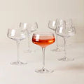 Tuscany Classics Angled Optic Coupe Glasses Set of 6