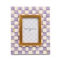 Violet Check 4x6 Frame