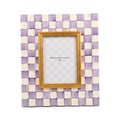 Violet Check 5x7 Frame