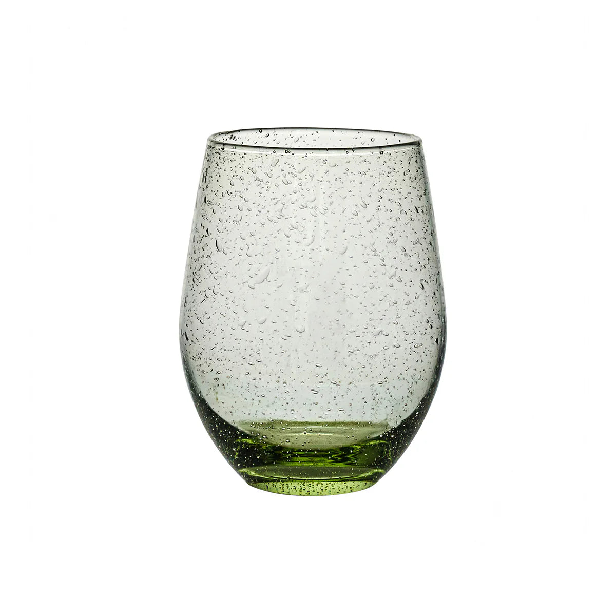 Provence Stemless Wine Glass Basil