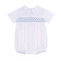 Boys' Classic Smocked Romper