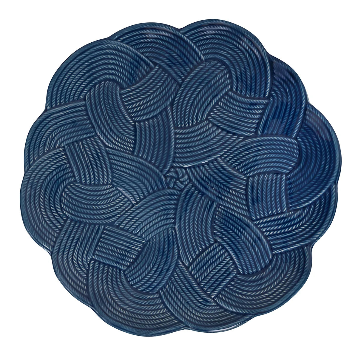 Le Panier Mystic Knot Charger/Platter Denim