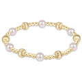 Dignity Sincerity Gold 6MM Bracelet Pearl