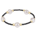 Purpose Admire Pearl 8mm Faceted Hematite Bracelet