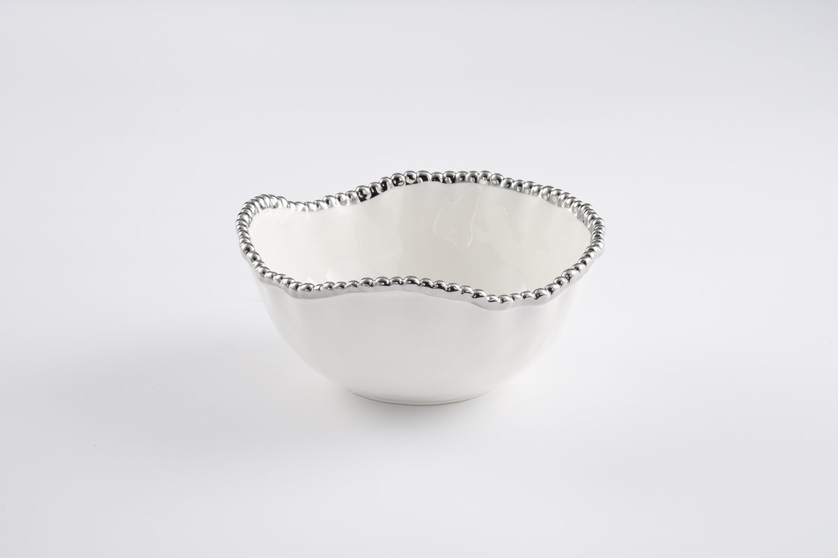 Medium Salad Bowl Silver