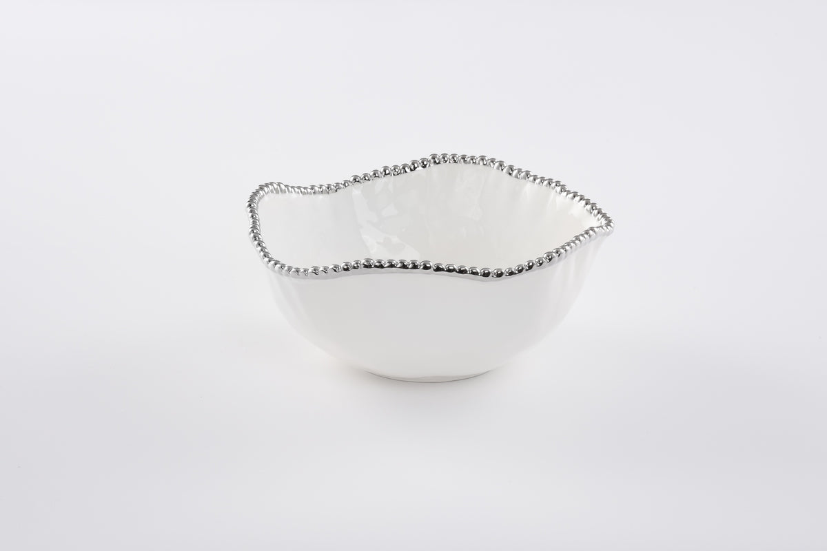 Large Salad Bowl Silver