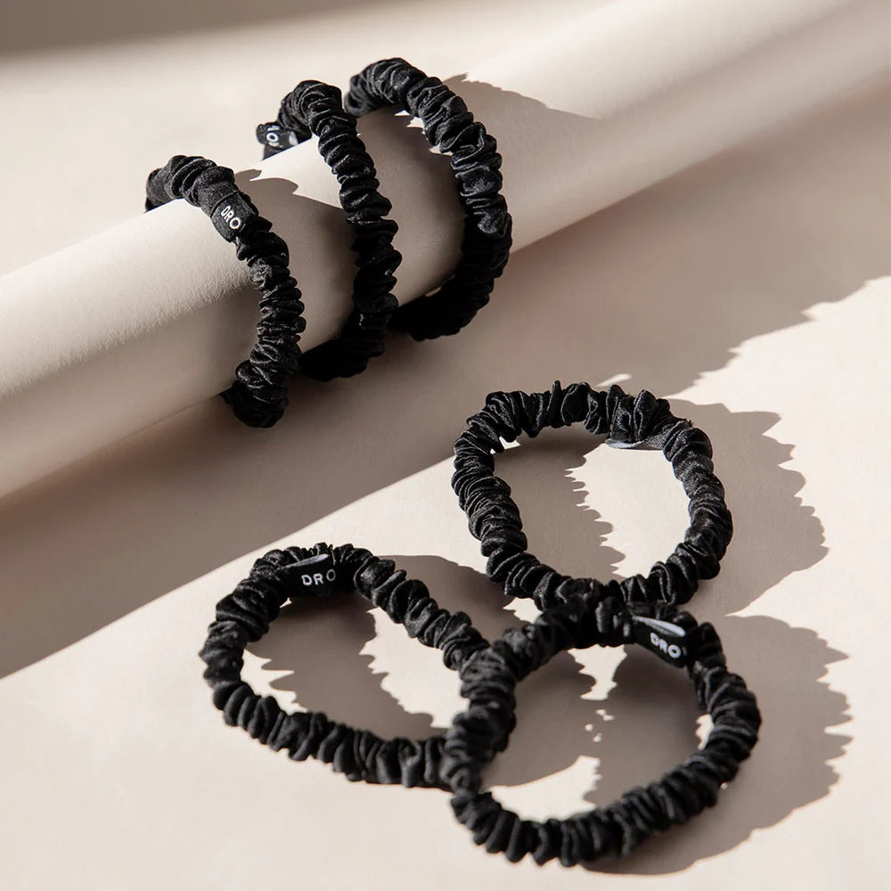 Silk Scrunchie Set of 6