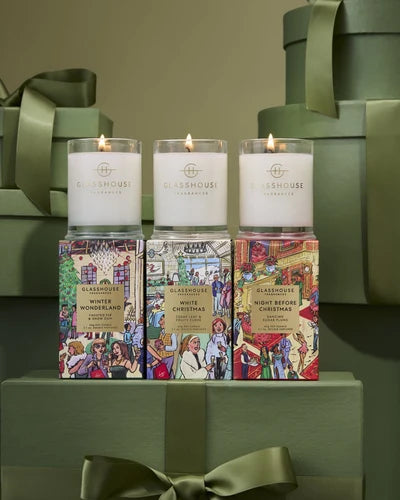 Glasshouse Candle Trio Night Before Christmas
