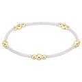 Hope Purpose Gold Bracelet Silky White