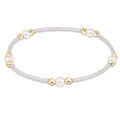 Hope Purpose Pearl bracelet - Silky White