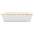 Italian Bakers Large Rectangular Baker White