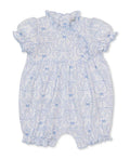 Delicate Blooming Bows Short Playsuit