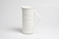 Pitcher Le Blanc Pattern All White