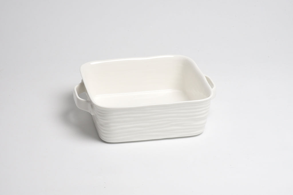 Square Baking Dish 8 X 8 Le Blanc all white