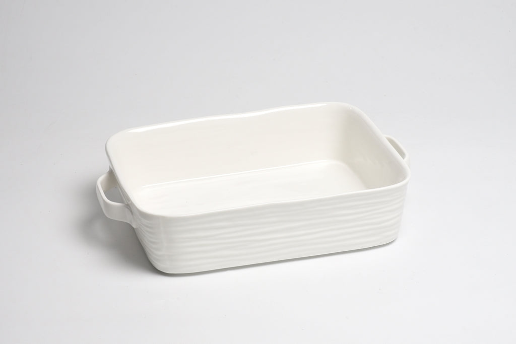 Rectangular Baking Dish 11 x 9 Le Blanc White