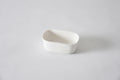 Mini Condiment Bowl Le Blanc Pattern all White