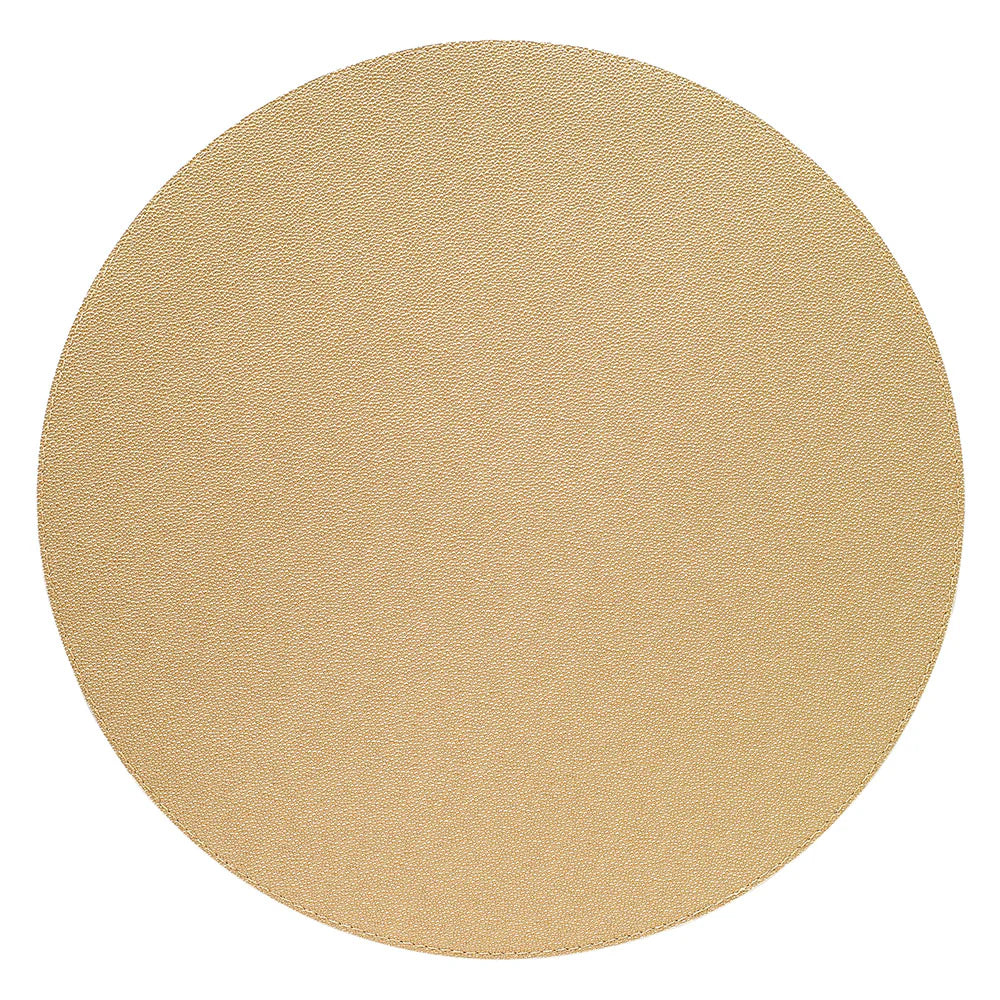 Skate 16" Round Placemat Antique Gold