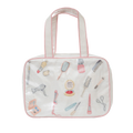 Embroidered Essentials Hanging Travel Bag
