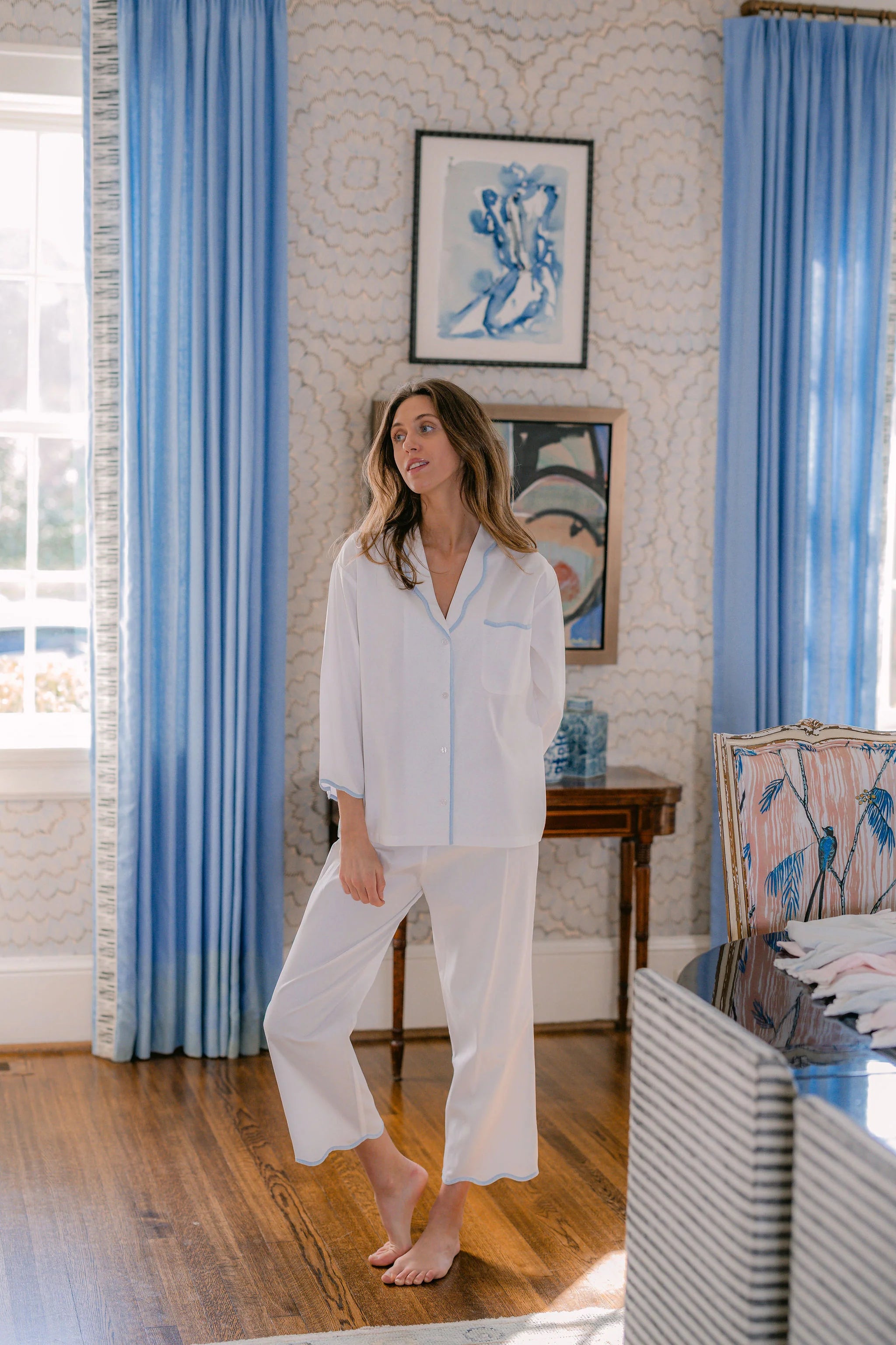 Vandy Scalloped Pajamas