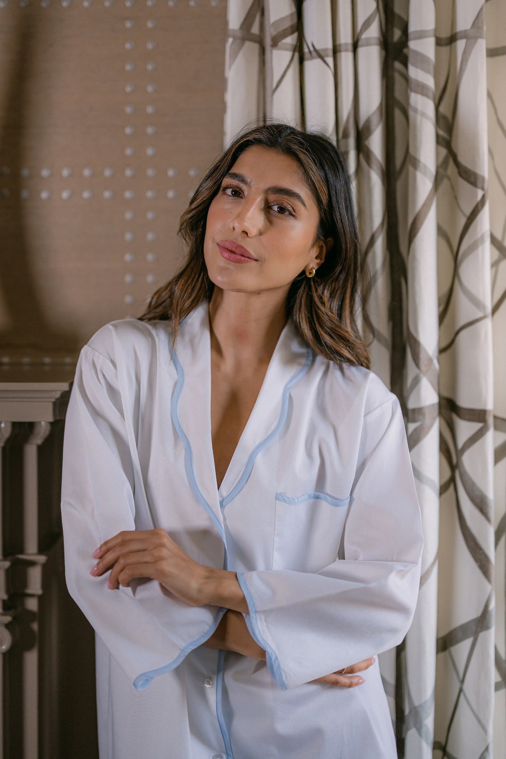 Vandy Scalloped Nightshirt